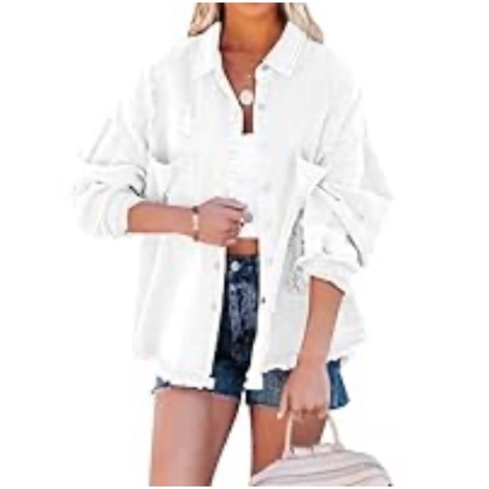 oversized jean jacket